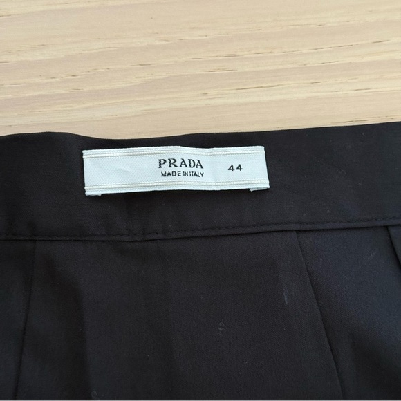 Prada Midi Black Skirt Size 44 US 4 - Picture 10 of 12